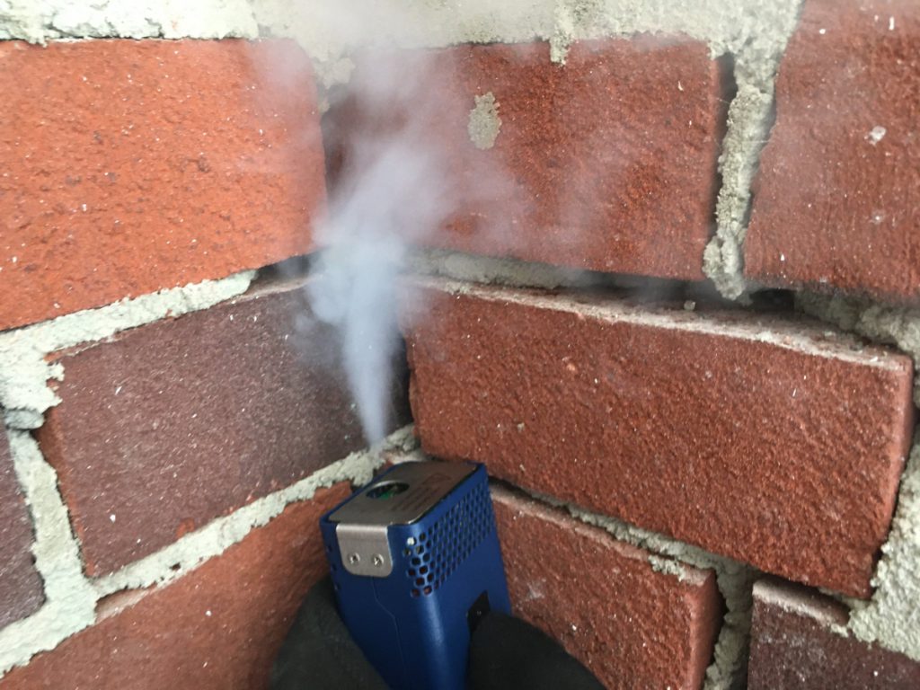 Rooktest bij een nieuwbouw woning in Nietap.