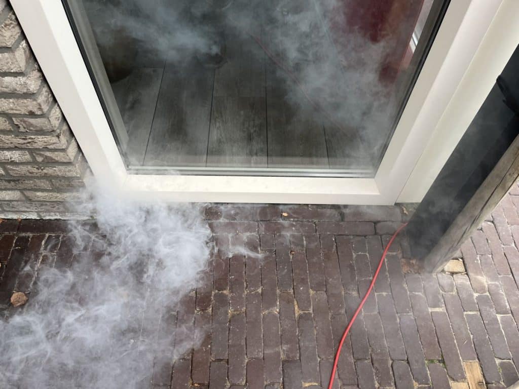 Rooktest bij nieuwbouw in Leeuwarden
